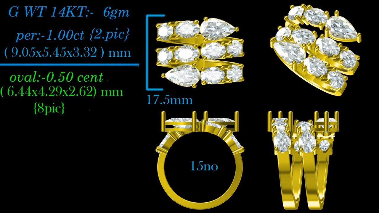 La DiaMantés | Wide Band Diamond Eternity Ring